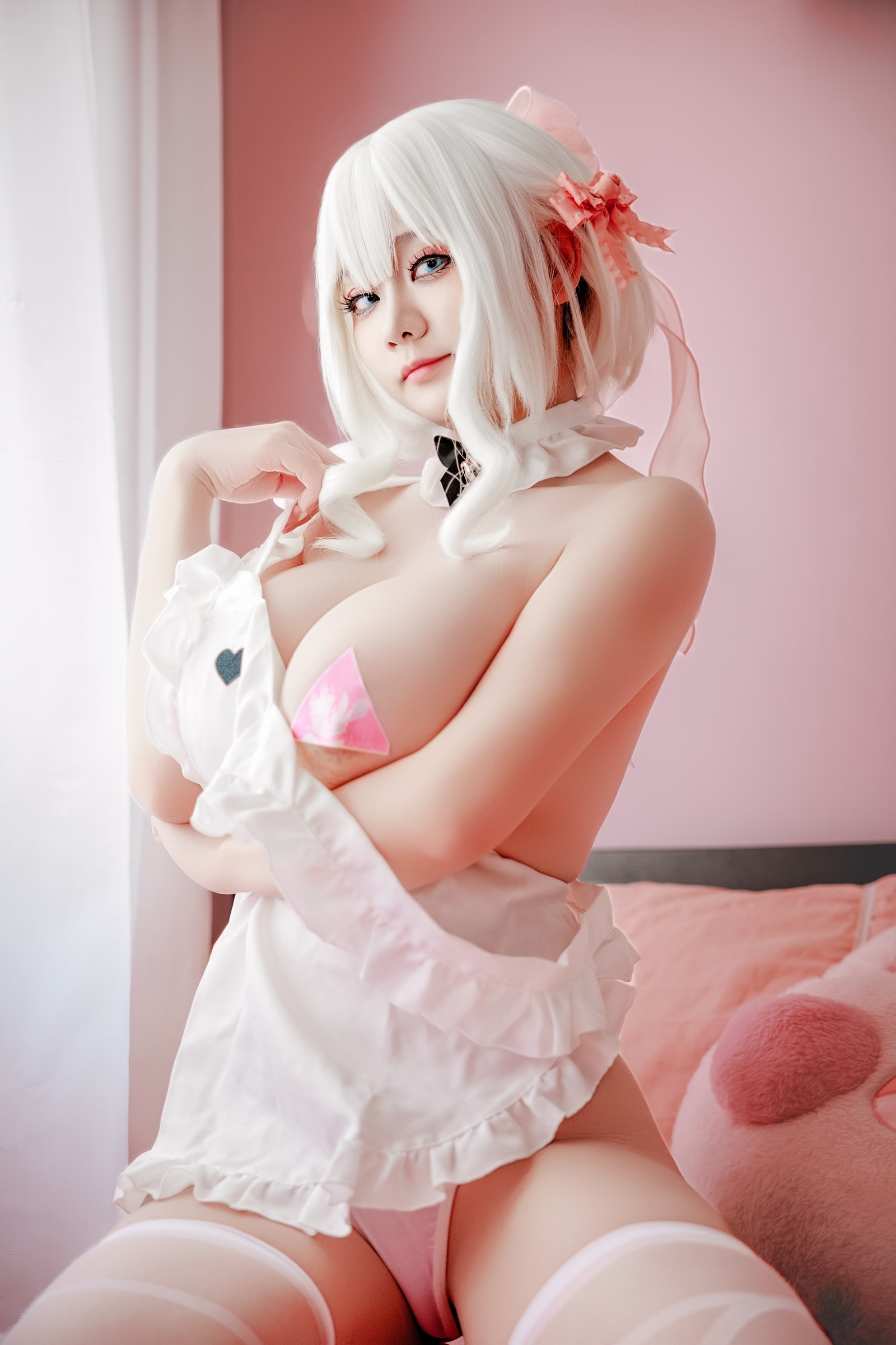 阿雪雪写真午睡围裙主题写真（90P+1V / 1.07G）居家可爱系列插图6