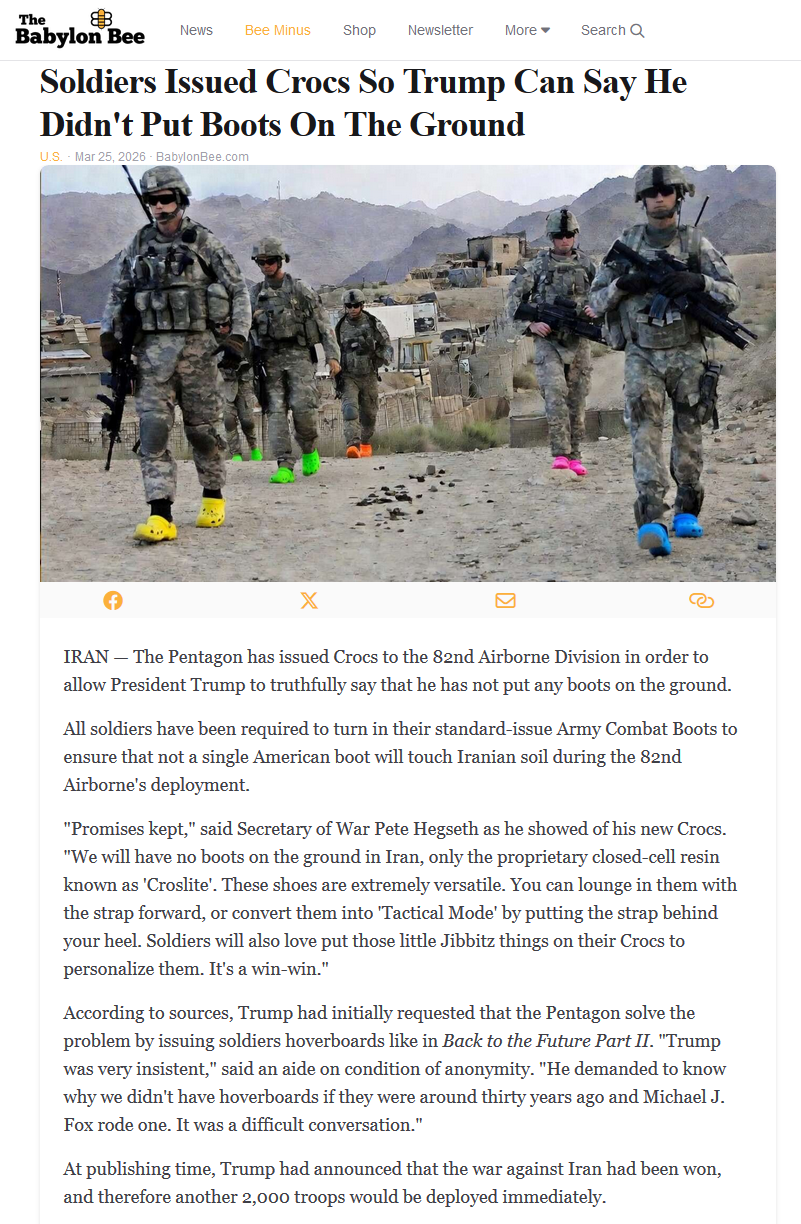 Babylon-Bee-Iran-Trump-Boots-on-Ground.png