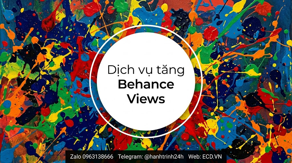 dịch vụ tăng behance views pro cho portfolio