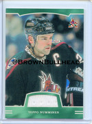 2002-03 BAP First Edition Jerseys #FE-040 [Teppo Numminen] [Phoenix Coyotes] [~100] [swatch=white] a