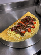 Crepe Morango com Chocolate