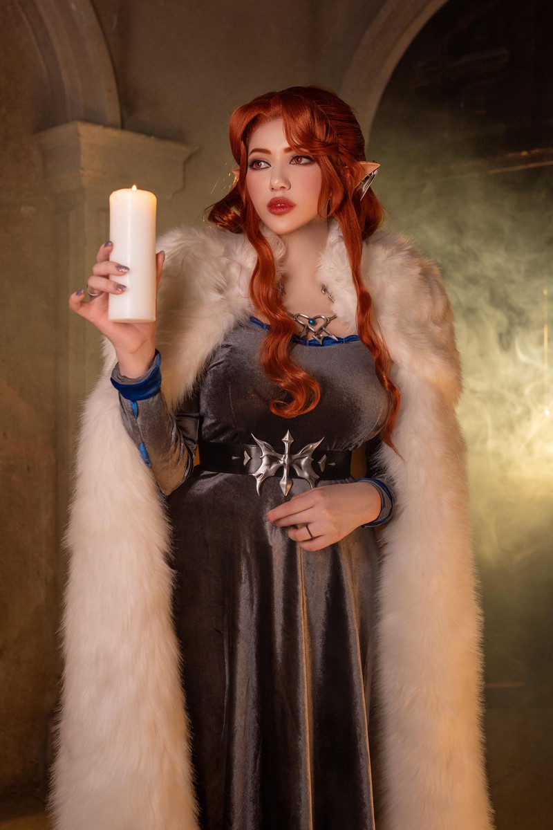 Alina Becker Lenore Cosplay 恶魔城 Castlevania 角色写真【40P-18M】插图