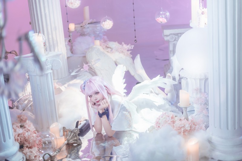 艾西Aiwest 碧蓝档案圣园未花Cosplay写真图集 高清美图合集 40P (415.8M)插图