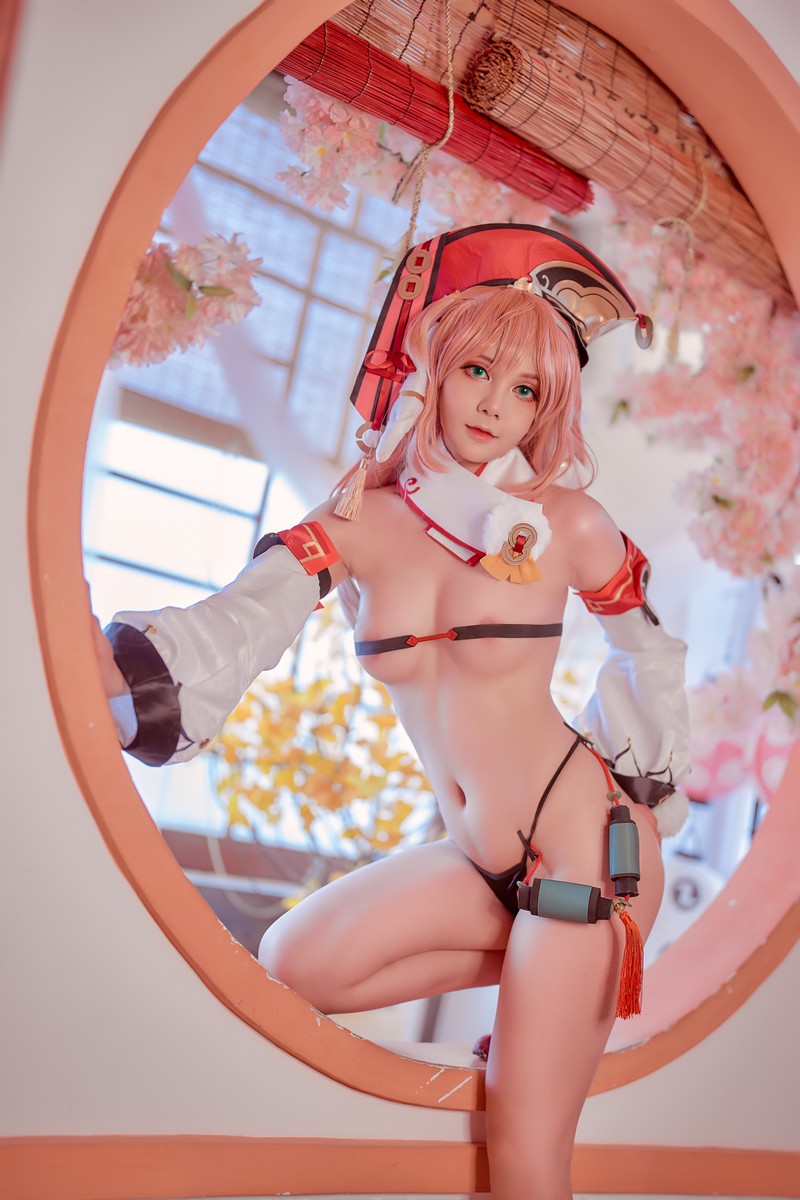 Joyce Lin2x Yanfei Cosplay Genshin Impact 高清图集 33P插图2
