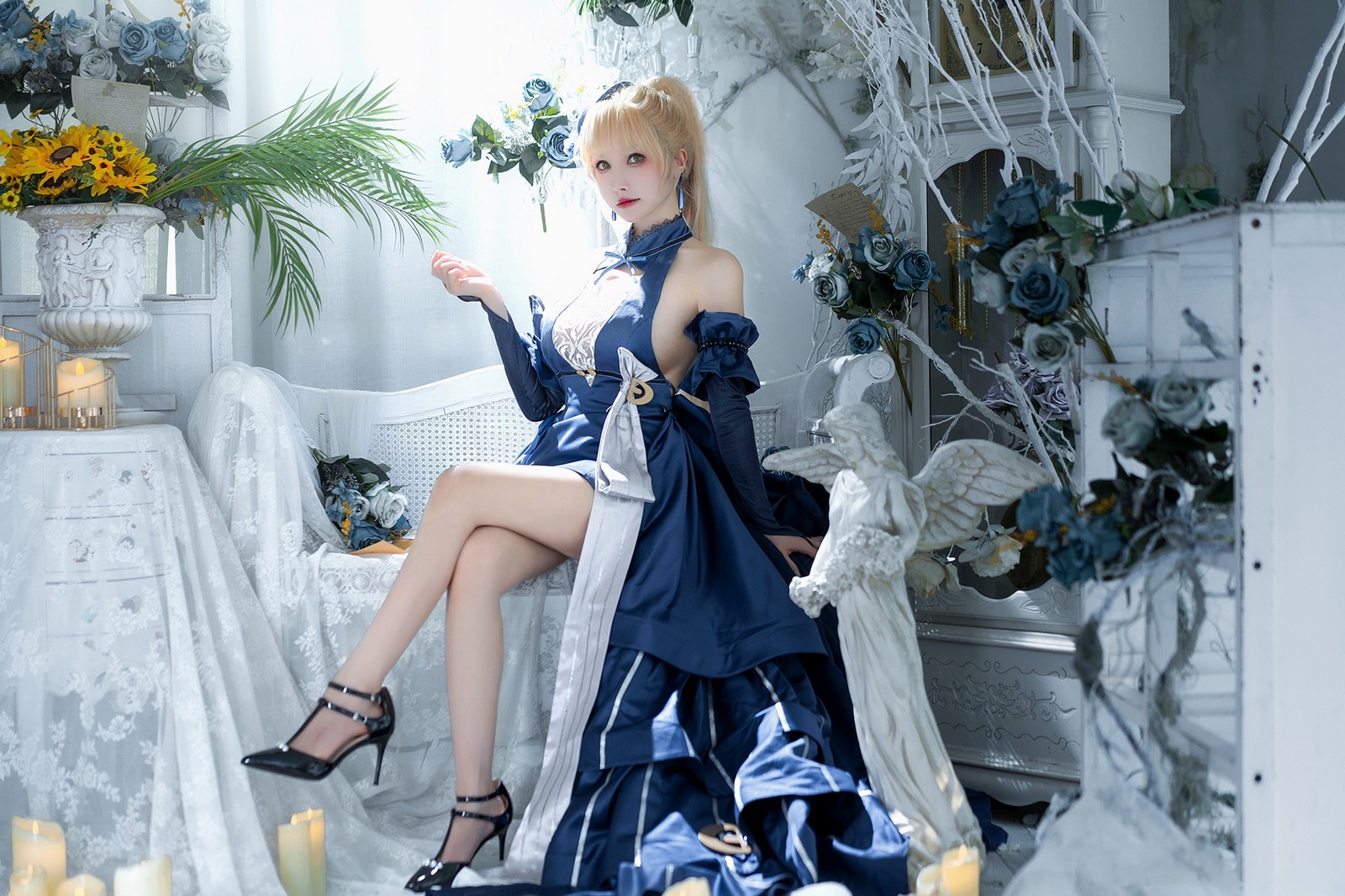 一千只猫薄禾写真 – 艾瑞尔·静谧夜曲 Cosplay 高清写真（18P / 33.9MB）插图2