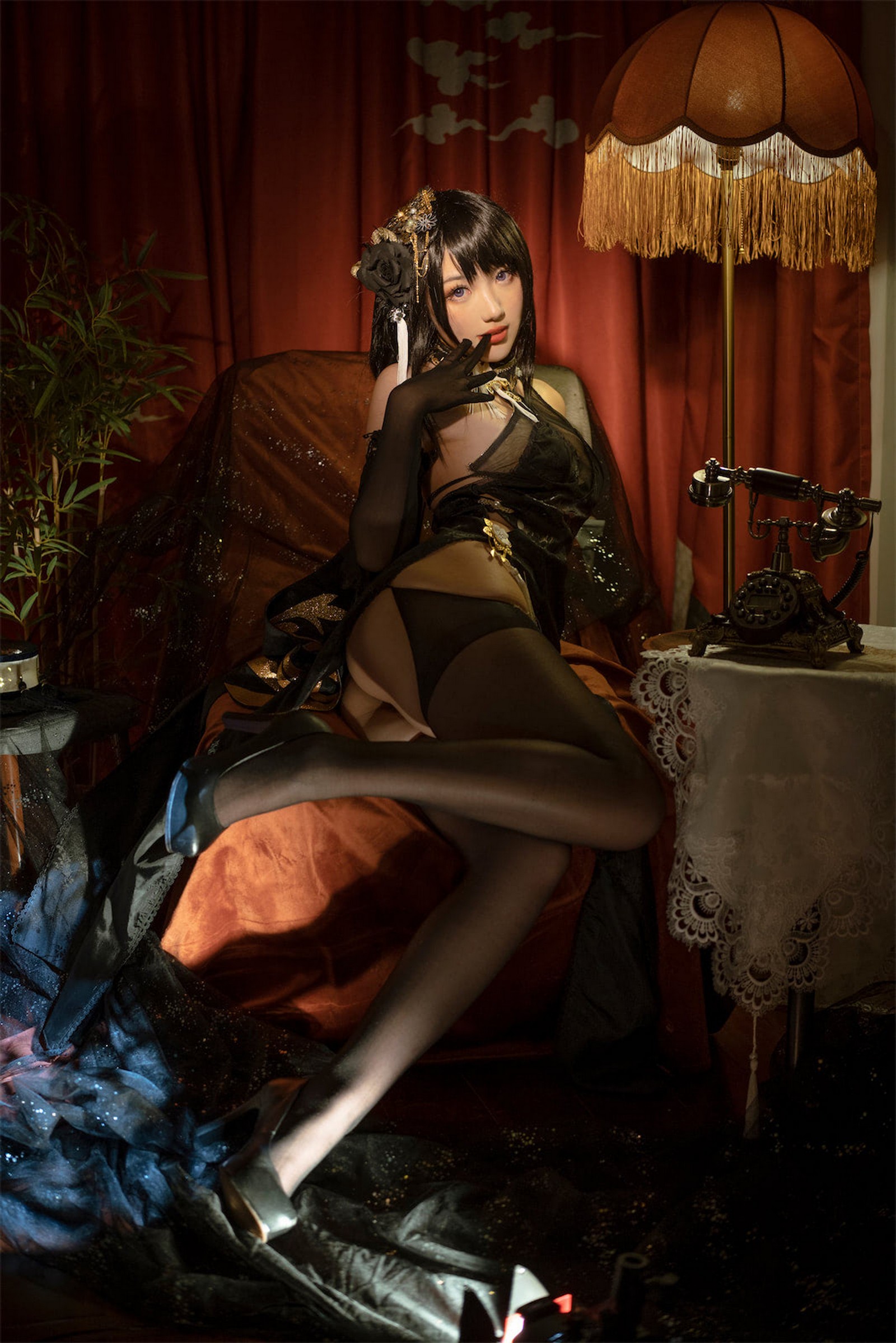 刺青Poi 镇海 Cosplay 写真｜碧蓝航线 镇海 角色图集【36P + 3V｜387MB】插图8