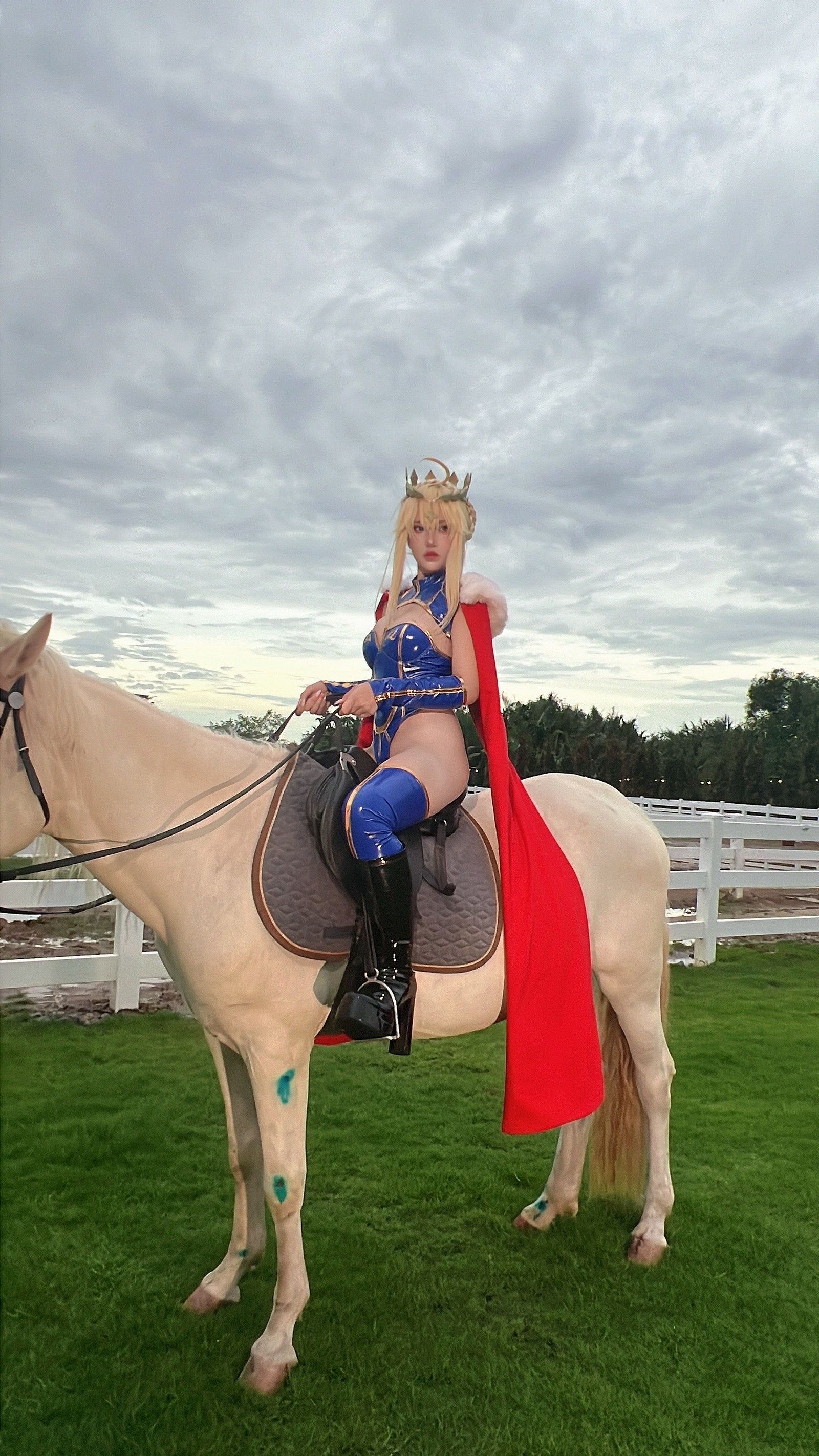 Puy Puy – Artoria Lancer Fate/Grand Order Cosplay 写真+视频（180P+22V-496MB）插图2