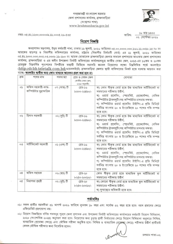 DC-Office-Brahmanbaria-Job-Circular-2026-PDF-1