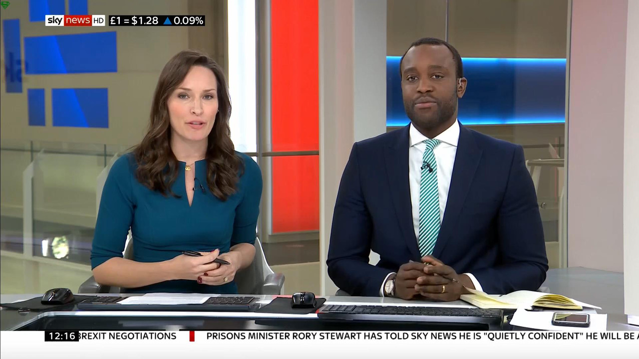 15 February - 12.00.00 - Sky News. Colin Brazier and Jayne Secke