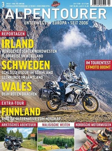 Cover: Alpentourer Motorradmagazin No 03 2024