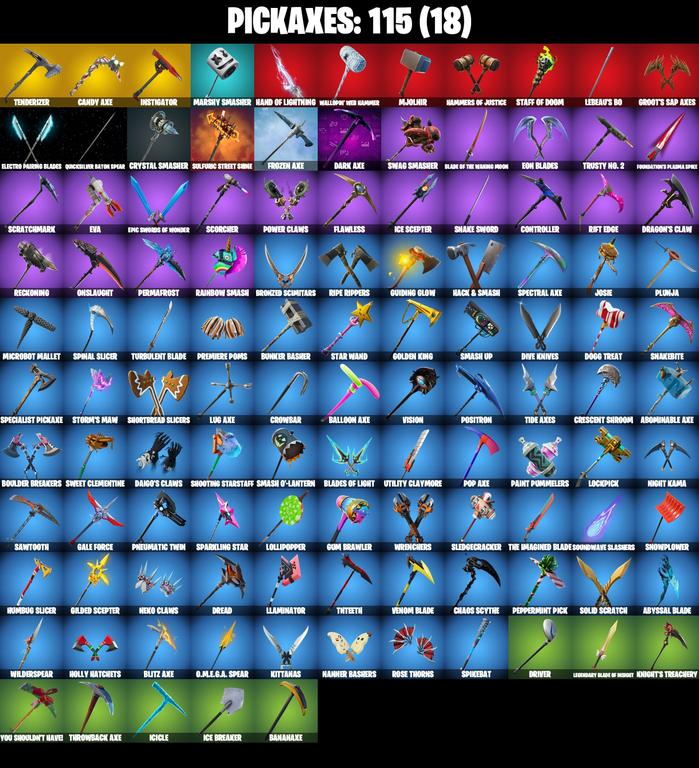 pickaxes comp