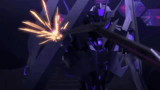 Transformers-Prime-Soundwave-vs-Airachnid.gif