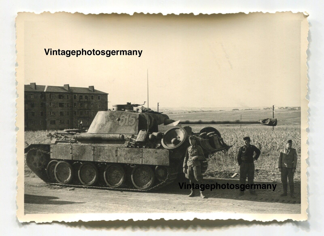 Foto Russland WH Panzer V Panther schwere Panzerabteilung Camouflage Camo (1)