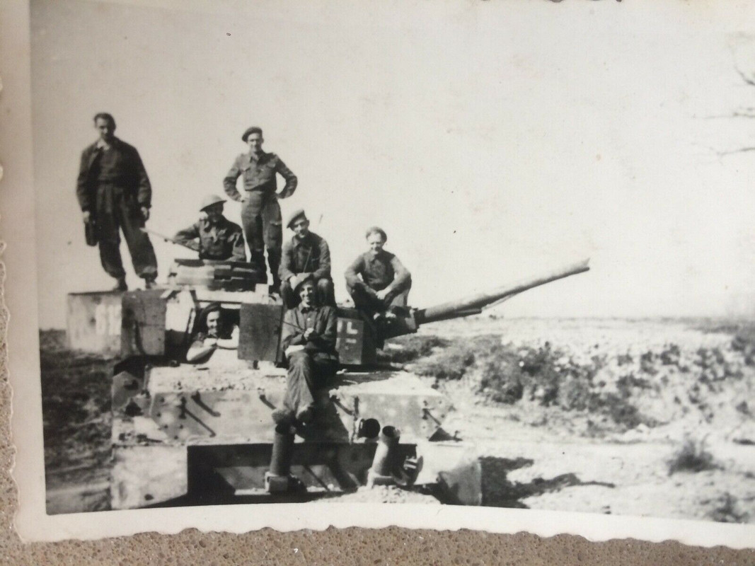 Fotos orig Panzer IV Tank Number 612 belgische Minenräumer SdKfz