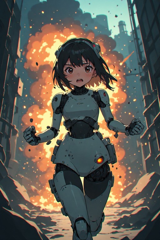 A-biorobot-girl-flees-in-terro-(1)