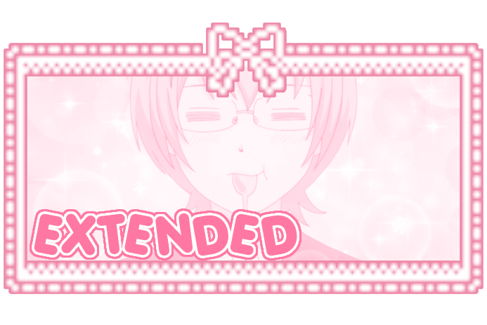 kuriko saiki graphic that says "extended"