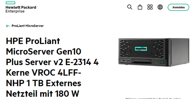 ProLiant MicroServer Gen 10 Plus