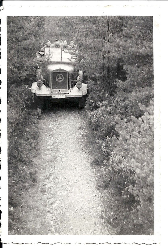 Orig.Foto Mercedes - Diesel LKW Luftwaffe Geländ