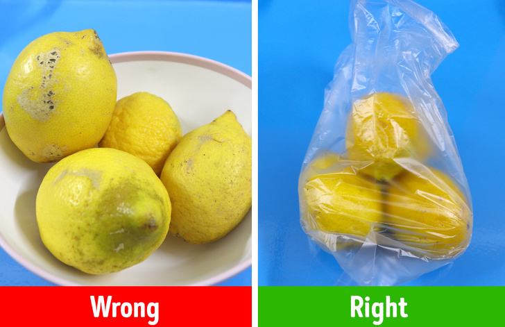 menyimpan lemon