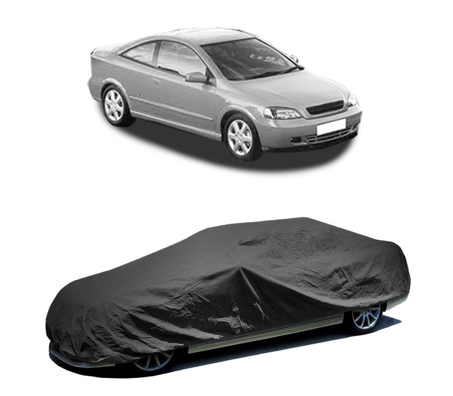 Husa tip prelata auto pentru OPEL ASTRA G Coupe (T98) 2000 - 2005,culoare negru, material textil impermeabil, rezistanta la intemperii praf UV, CARPASSION Husa Protectie