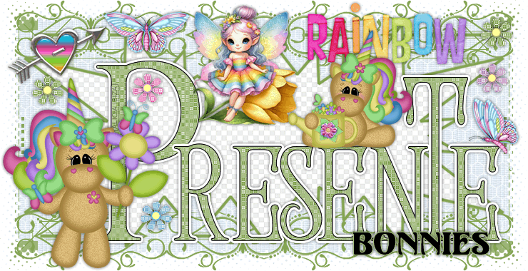 Presente Over the Rainbow bonnies