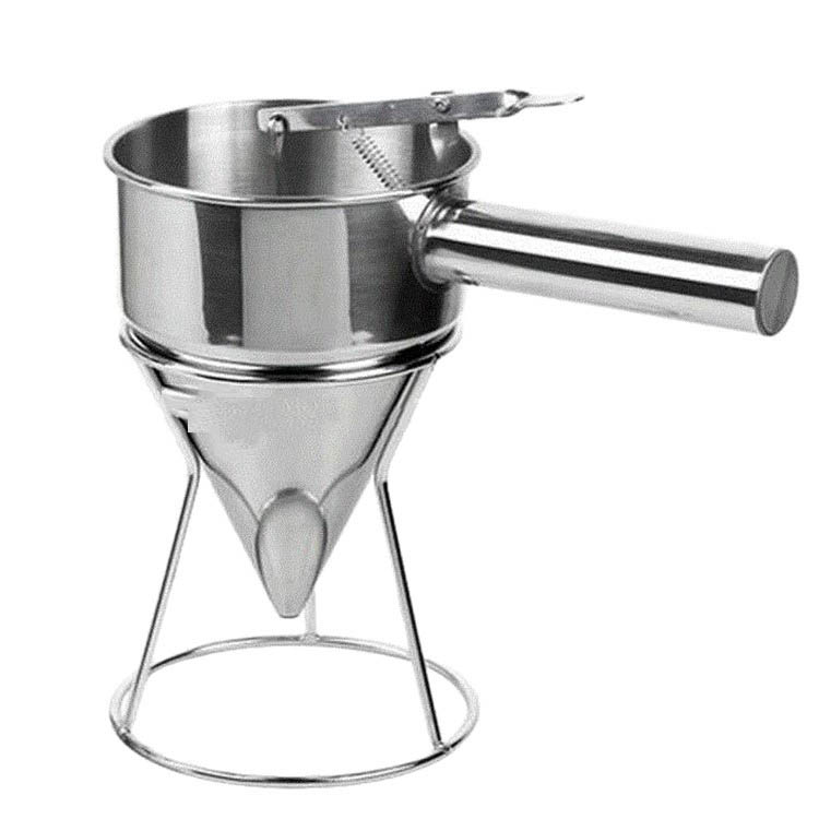 Stainless Steel Funnel with Stand