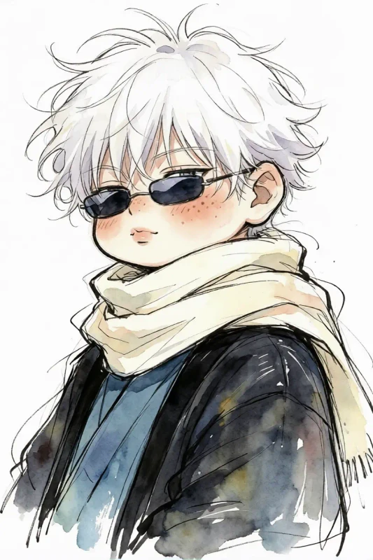 3D Render Gojo Chibi