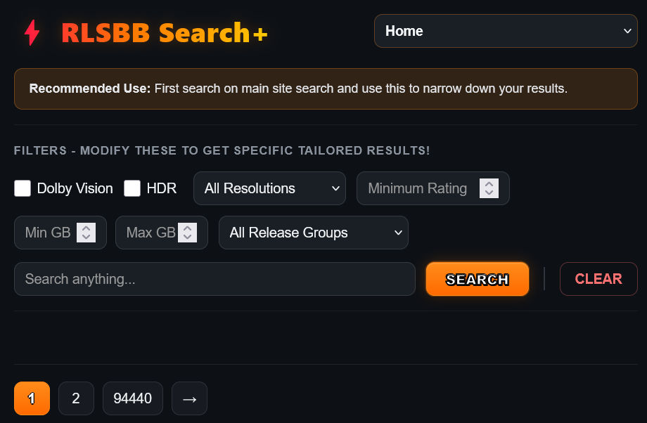 RLSBB Search+