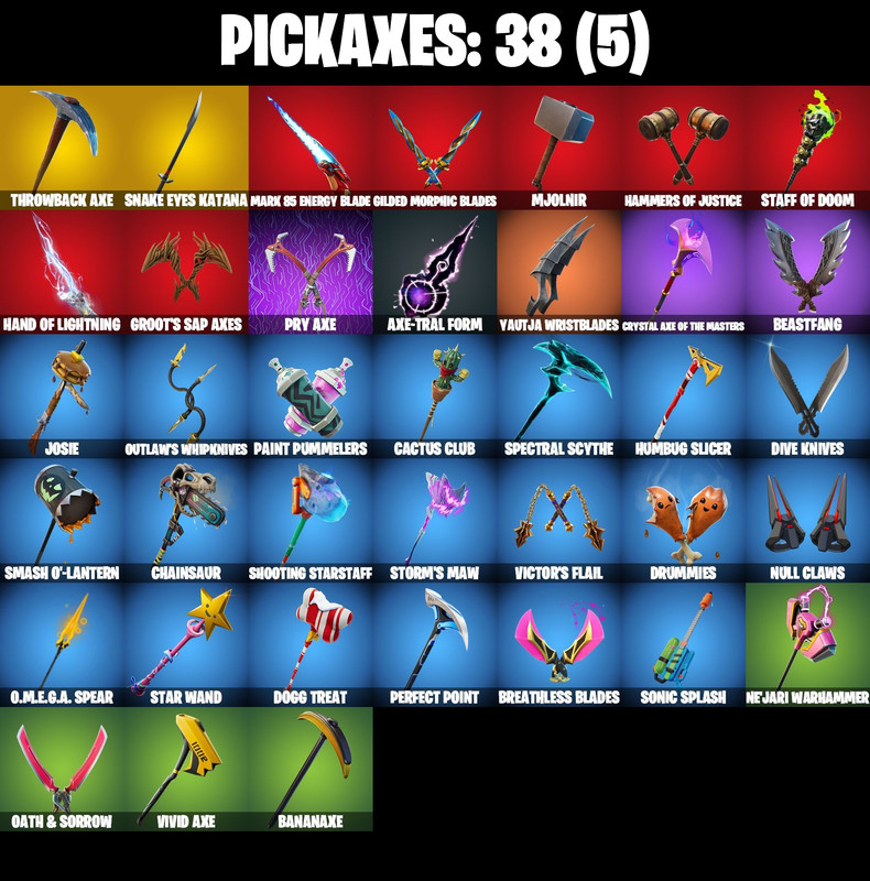 pickaxes comp