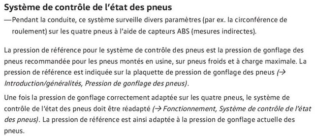 pression des pneus : préconisations, réinitialisation et technologie -  Forum Golf 8