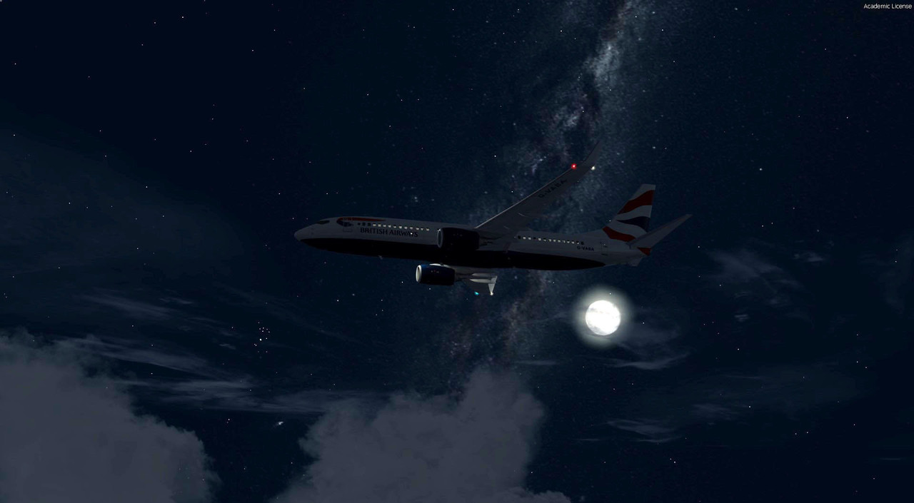 737 lune voie lactée