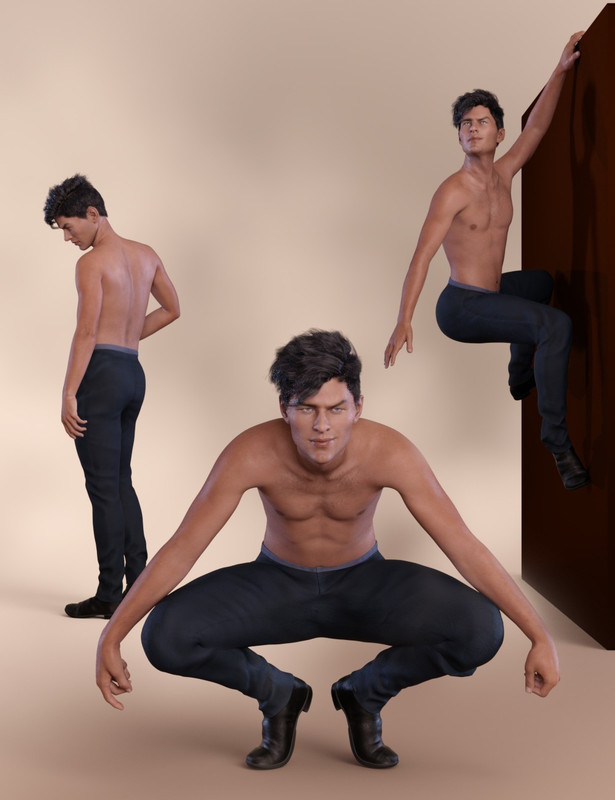 Bold Poses and Expressions for Nix 8 and Genesis 8 Male