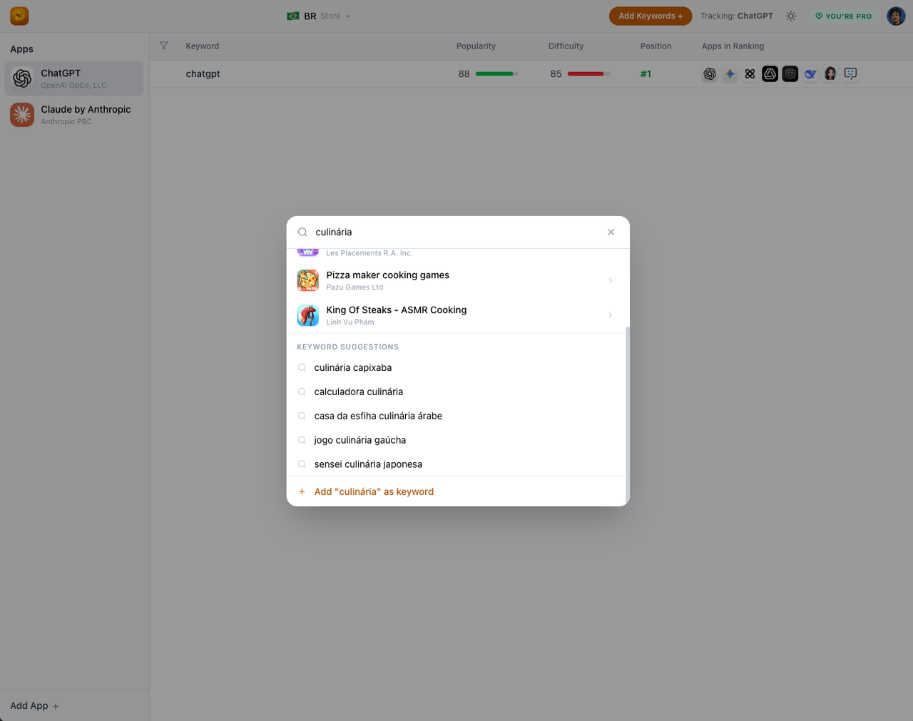 Pesquisando por "culinária"
