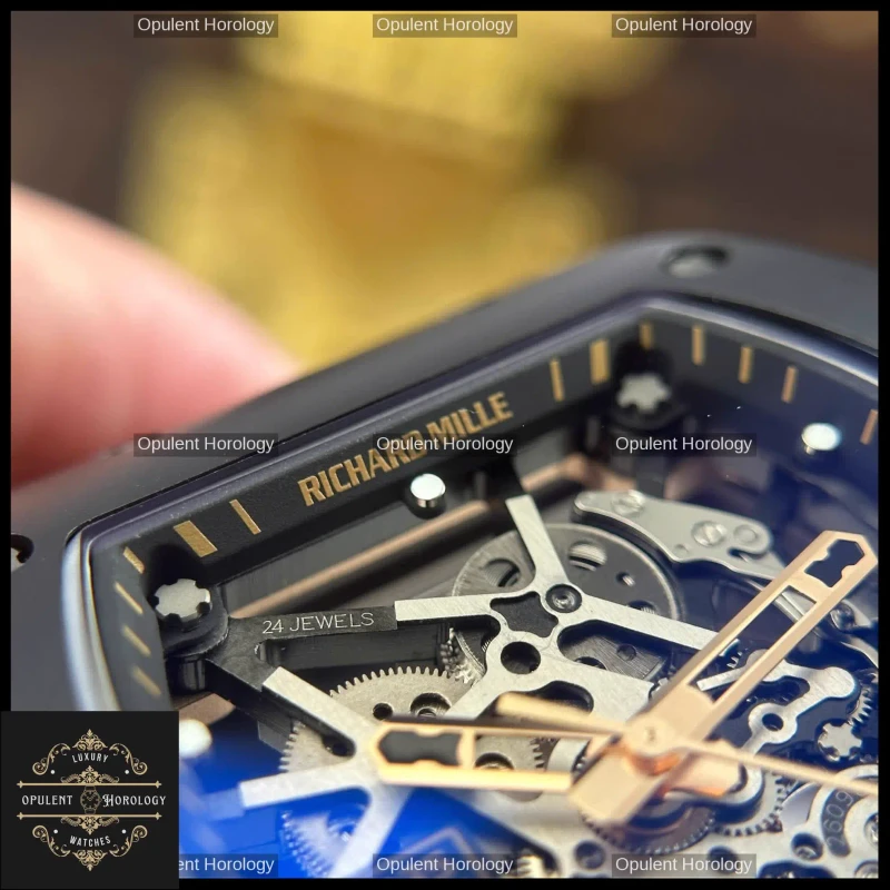 Richard Mille RM 035 Americas Toro – Black Ceramic Skeleton 40mm - Super Clone