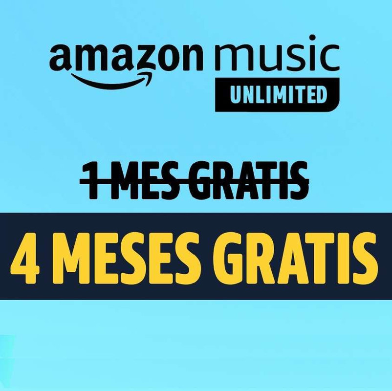 Amazon Music: 4 Meses GRATIS Clientes Nuevos │ 3 Meses GRATIS Clientes sin Suscripción Activa 