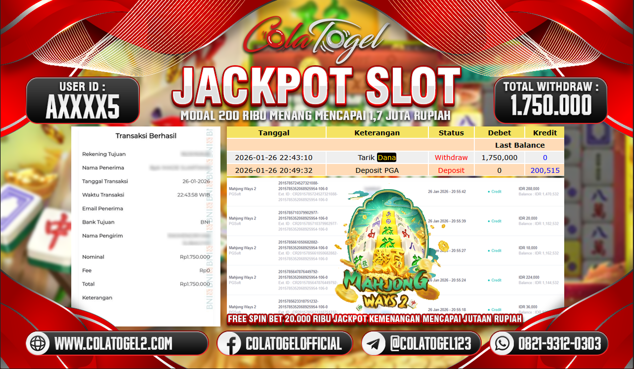 JACKPOT SLOT GACOR!!