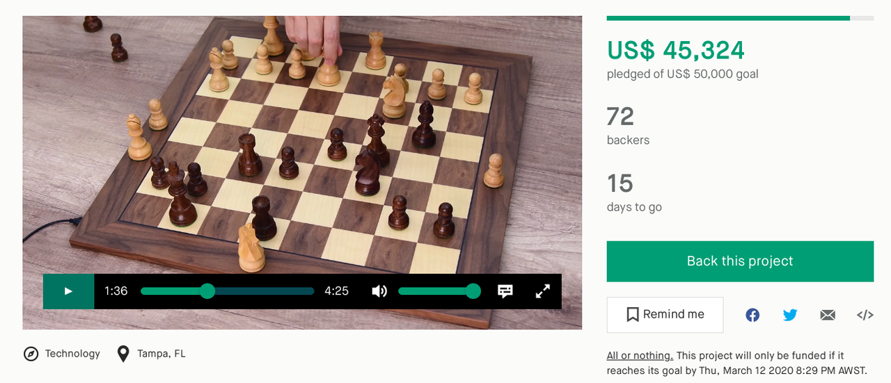 Scam or legit? Robotic chess board that moves for you : r/chess