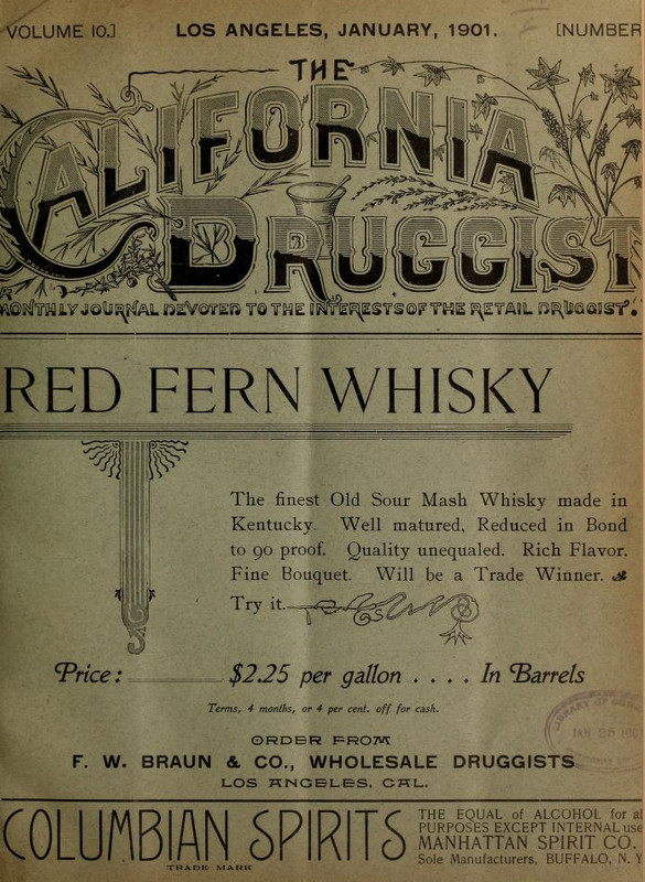 CALIFORNIA DRUGGIST - 1901