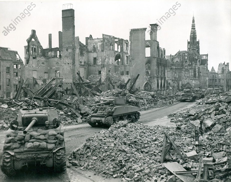 Einnahme v. Münster durch Alliierte 1945