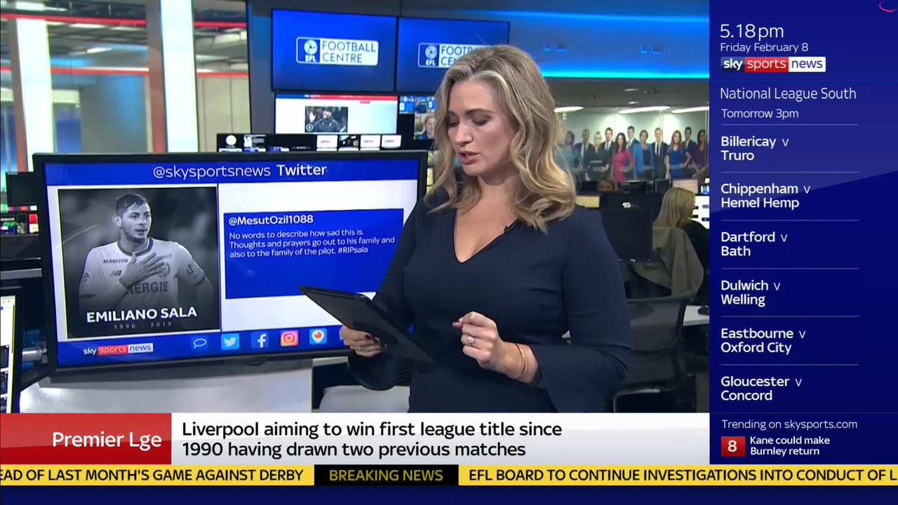 08 February - 17.00.00 - Sky Sports News At 5. A comprehensive r