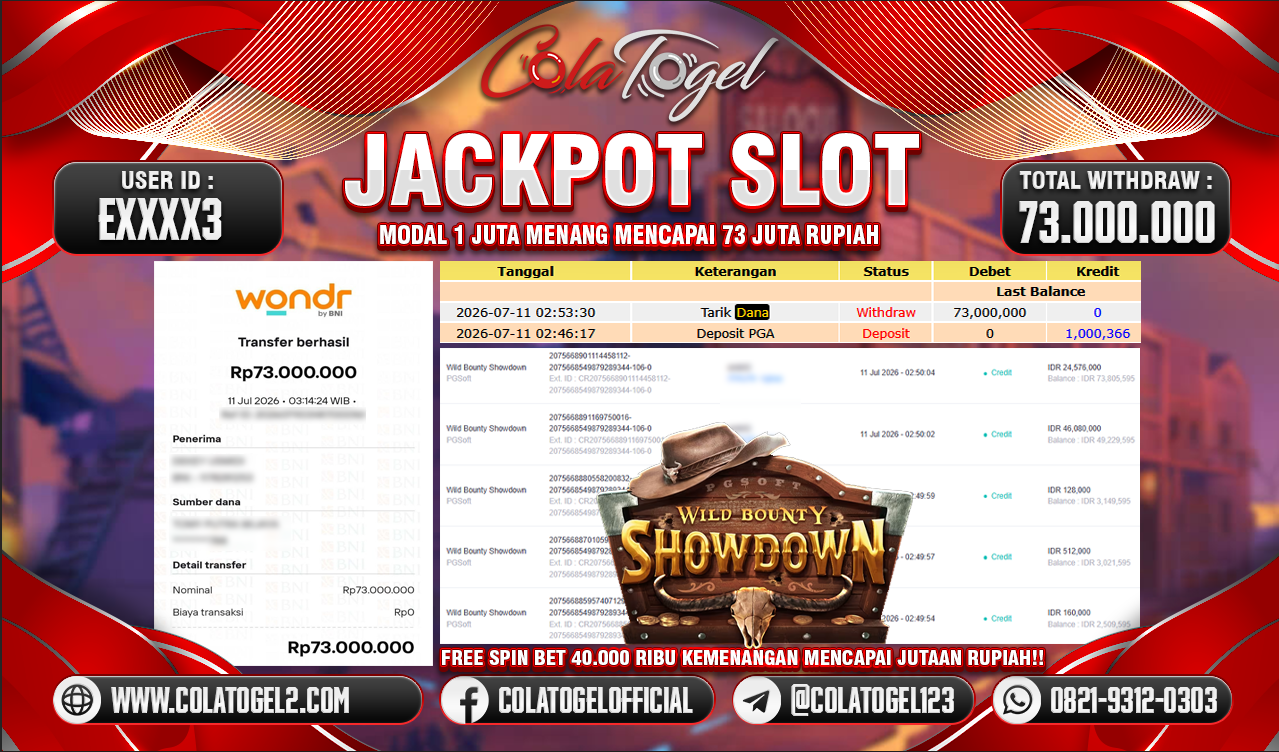 JACKPOT SLOT GACOR!!