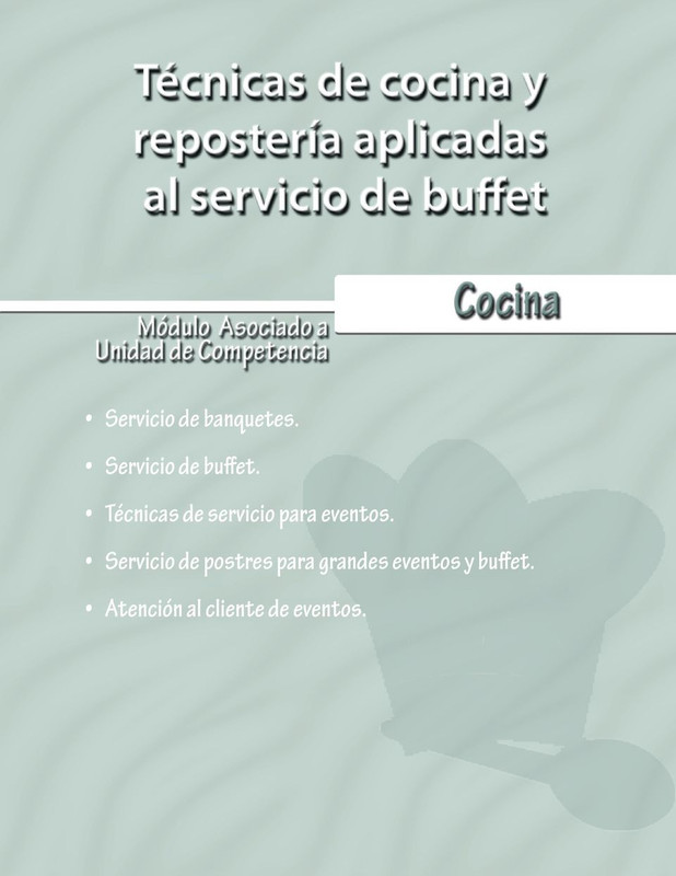 page 1 - Técnicas de cocina y repostería aplicadas al servicio de Buffet