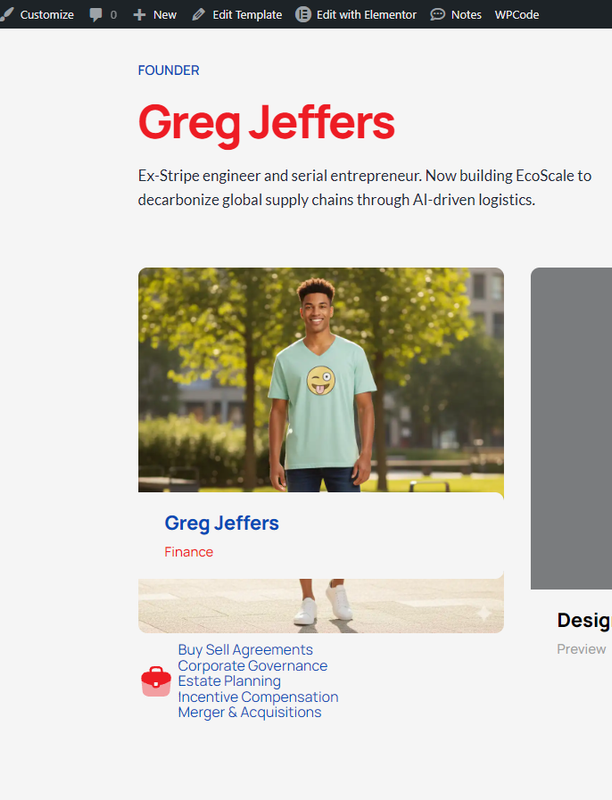 Screenshot Single Post