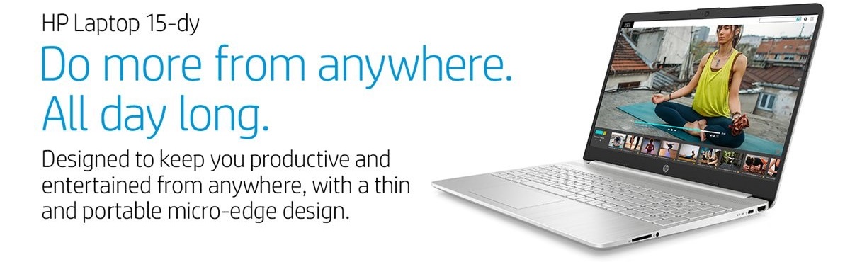 HP 15.6” HD (TouchScreen) Laptop Intel Core i3-1005G1 8GB Ram