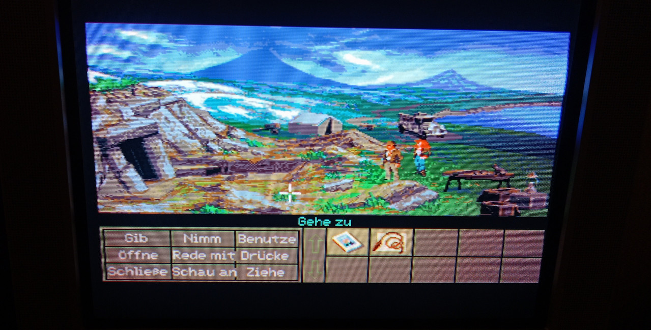 Indy IV Amiga Sony Röhren TV