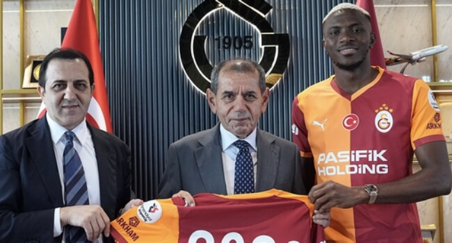 Victor Osimhen signs for Galatasaray