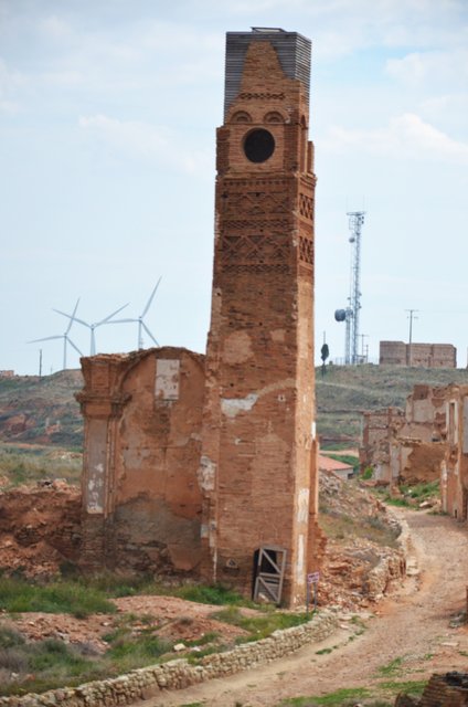 BELCHITE VIEJO-24-4-2014-ZARAGOZA - Pueblos y lugares abandonados/deshabitados-2011 AL 2024 (14)