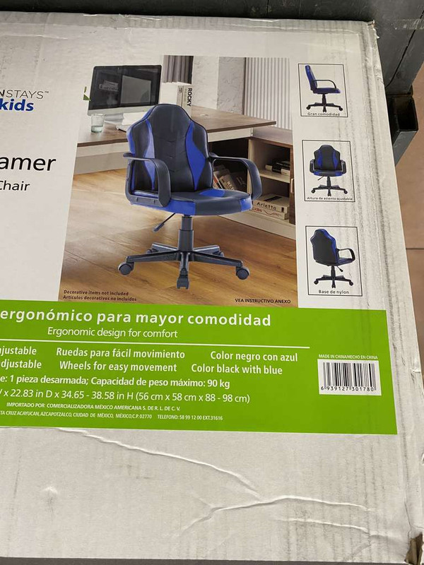 Walmart Zona Esmeralda Silla Gamer 
