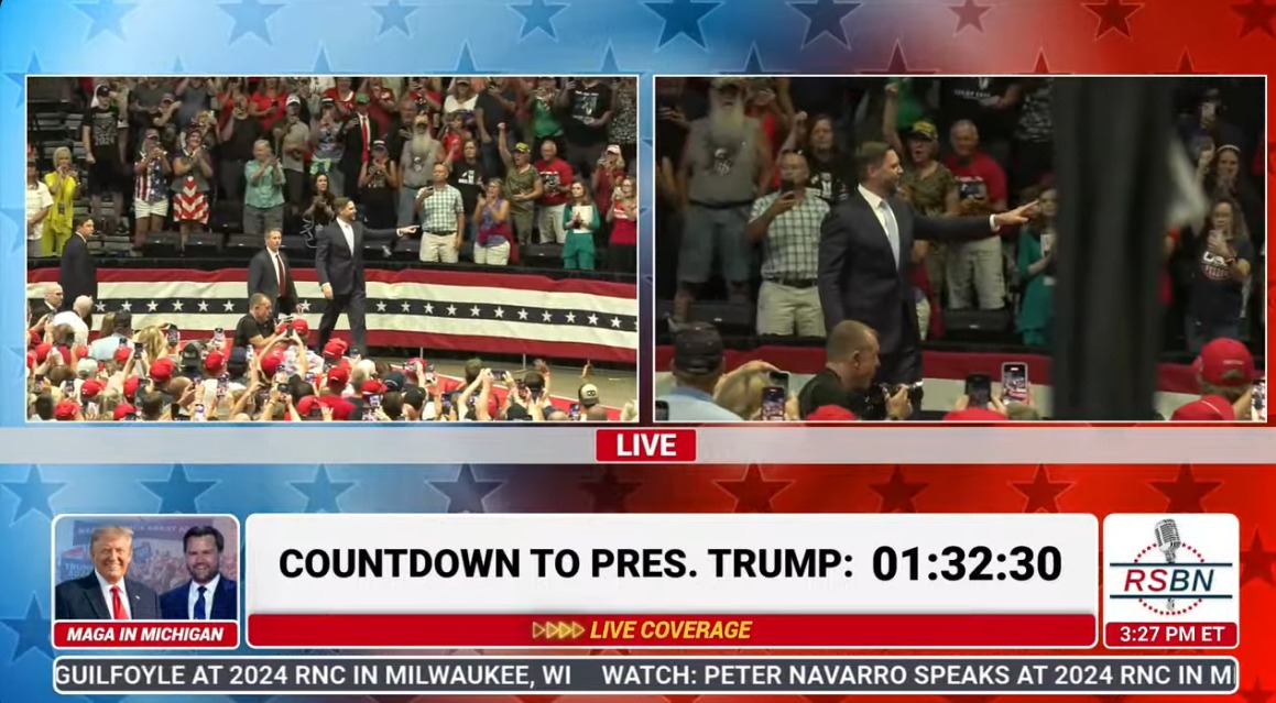 LIVE: PRESIDENT TRUMP AND JD VANCE HOLD MAJOR RALLY IN GRAND RAPIDS ...