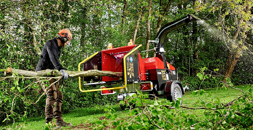 Trituradora de madera PTO de 8 Trituradora de árbol de 3 puntos de  implemento de tractor agrícola - con alimentación automática